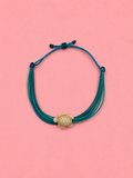 Teal, blue and turtle pura vida bracelet